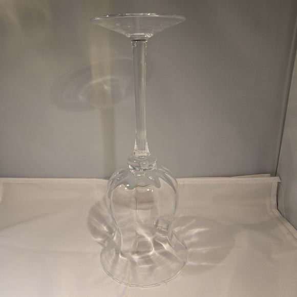 Hurricane Vase Champagne Vase Decorative Glass Centerpiece 12" Tall 4" Wide - Picture 6 of 10